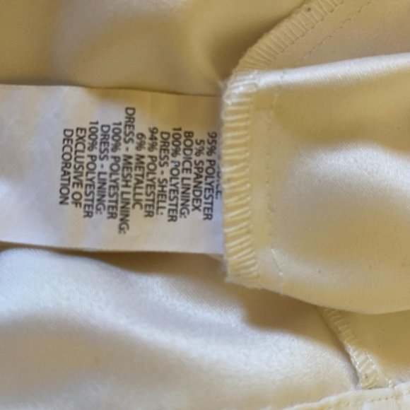 The Children's Place White Gold Glitter Kids Dress Pink & White Stripes |Size 4T - Picture 7 of 7